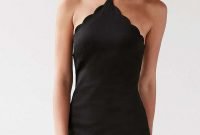 Perfect Black Mini Little Dress Ideas For Valentines Day06