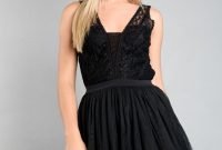 Perfect Black Mini Little Dress Ideas For Valentines Day29