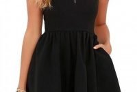 Perfect Black Mini Little Dress Ideas For Valentines Day41