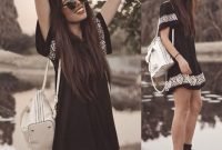 Perfect Black Mini Little Dress Ideas For Valentines Day45