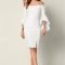 Perfect Winter White Dresses Ideas With Sleeves01
