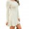Perfect Winter White Dresses Ideas With Sleeves14
