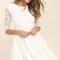 Perfect Winter White Dresses Ideas With Sleeves16