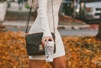 Perfect Winter White Dresses Ideas With Sleeves32