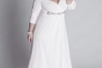 Perfect Winter White Dresses Ideas With Sleeves38