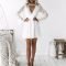 Perfect Winter White Dresses Ideas With Sleeves43