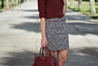 Stunning Winter Outfits Ideas With Skirts05