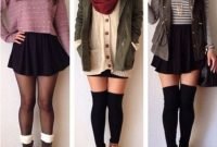 Stunning Winter Outfits Ideas With Skirts07