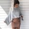 Stunning Winter Outfits Ideas With Skirts31