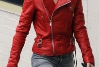 Affordable Leather Jacket Outfit Ideas16
