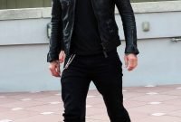 Affordable Leather Jacket Outfit Ideas24
