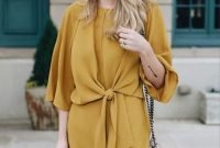 Cute Yellow Outfit Ideas For Spring01