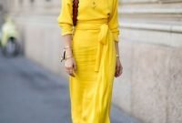 Cute Yellow Outfit Ideas For Spring15