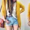 Cute Yellow Outfit Ideas For Spring18
