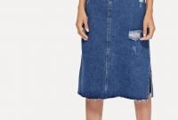 Elegant Denim Skirts Outfits Ideas For Spring23
