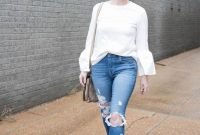 Lovely Spring Outfits Ideas With White Top01