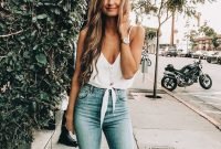 Lovely Spring Outfits Ideas With White Top08