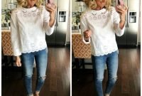 Lovely Spring Outfits Ideas With White Top10