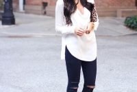 Lovely Spring Outfits Ideas With White Top11