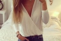 Lovely Spring Outfits Ideas With White Top19