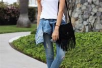 Lovely Spring Outfits Ideas With White Top24