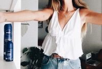 Lovely Spring Outfits Ideas With White Top28