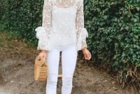 Lovely Spring Outfits Ideas With White Top34