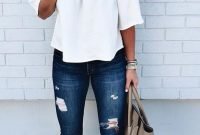 Lovely Spring Outfits Ideas With White Top43
