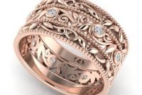 Brilliant Rose Gold Wedding Rings Ideas04