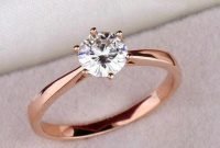 Brilliant Rose Gold Wedding Rings Ideas28