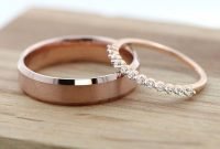 Brilliant Rose Gold Wedding Rings Ideas36