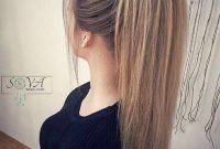Charming Ponytail Hairstyles Ideas With Sophisticated Vibe04