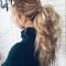 Charming Ponytail Hairstyles Ideas With Sophisticated Vibe12
