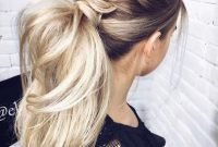 Charming Ponytail Hairstyles Ideas With Sophisticated Vibe14