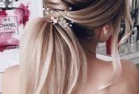 Charming Ponytail Hairstyles Ideas With Sophisticated Vibe29