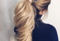 Charming Ponytail Hairstyles Ideas With Sophisticated Vibe36