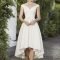Gorgeous Tea Length Wedding Dresses Ideas11