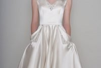 Gorgeous Tea Length Wedding Dresses Ideas15