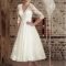 Gorgeous Tea Length Wedding Dresses Ideas16