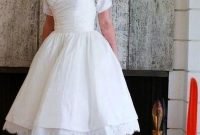 Gorgeous Tea Length Wedding Dresses Ideas17