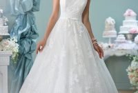 Gorgeous Tea Length Wedding Dresses Ideas18