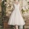 Gorgeous Tea Length Wedding Dresses Ideas36