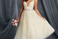 Gorgeous Tea Length Wedding Dresses Ideas41