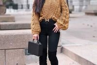 Impressive Sweater Outfits Ideas For Spring40