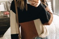 Impressive Sweater Outfits Ideas For Spring43