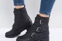 Best Ideas To Wear Wide Ankle Boots This Spring09