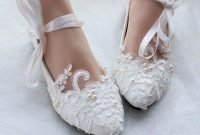 Captivating Flat Wedding Shoes Ideas11