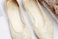 Captivating Flat Wedding Shoes Ideas18