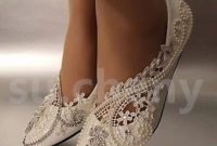 Captivating Flat Wedding Shoes Ideas23