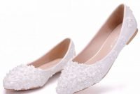Captivating Flat Wedding Shoes Ideas26